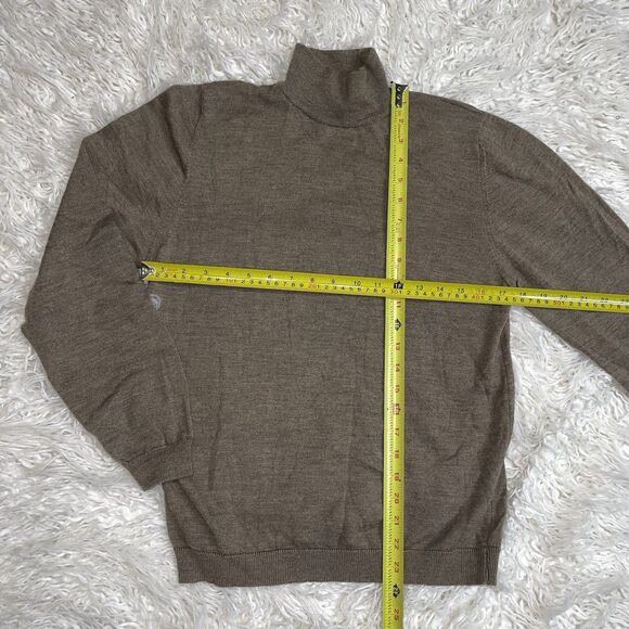 Studio 127 Merino Wool Turtleneck Sweater Women’s Brown Size Small - Picture 2 of 3